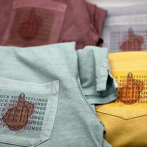 Customize fuck your feelings tee long or short sleeve